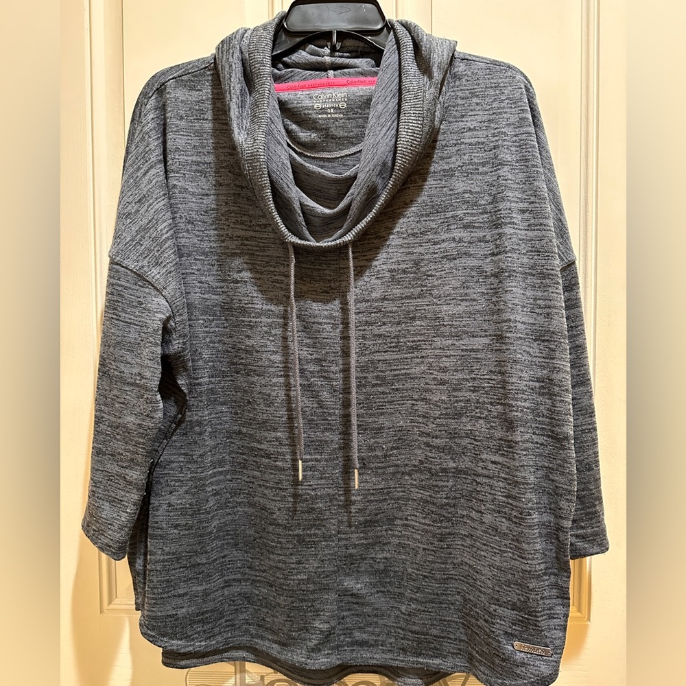 Calvin Klein Performance, grey sweatshirt, 1X